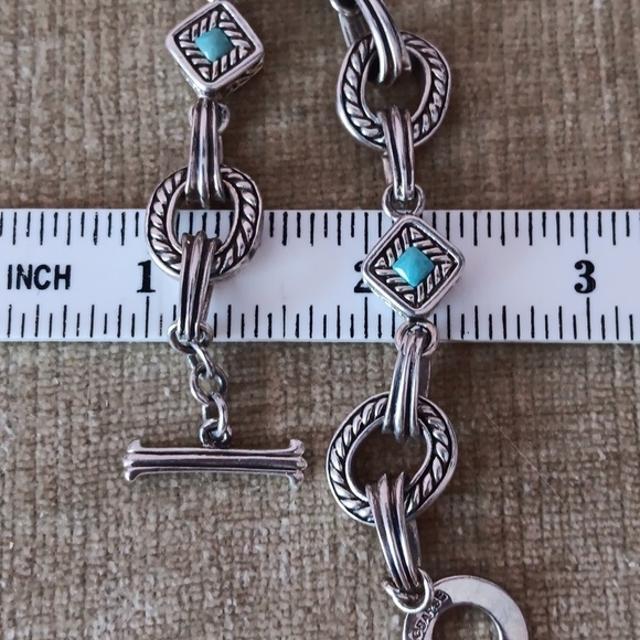 Studio Barse 925 Silver and Turquoise Bracelet - Picture 2 of 6